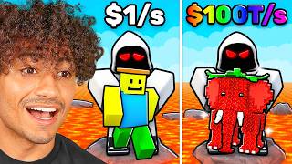 Starting Over Using ONLY ROBUX In Survive Lava For Brainrots..