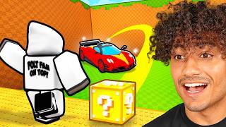 ROBLOX KICK A LUCKY BLOCK FOR CARS..