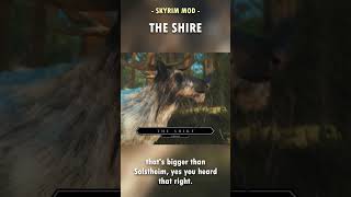 The SHIRE from LOTR in Skyrim! 🌳