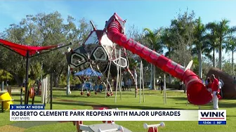 Largest playground slide in Southwest Florida to open at Roberto Clemente Park