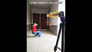 Wait for the last one... 😱 | Mind-blowing Accuracy! #funny #accuracy #skills