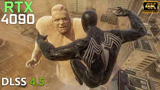 RTX 4090 - Marvel's Spider-Man 2 (4K UHD 120FPS) Ray-Tracing ON DLSS 4.5 | Black Suit Venom