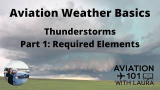 Basic Aviation Weather: Thunderstorms: Part 1 - Required Elements: For Aircraft Dispatchers & Pilots