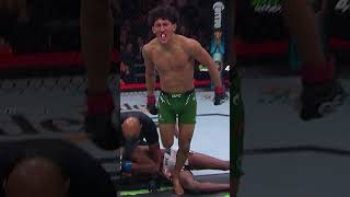 NASTY left for the finish! #ufc326