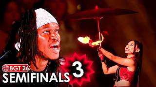 This Golden Buzzer Was On Fire... LITERALLY! 🔥 | BGT 2026 Semifinals 3