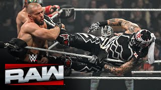 Adam Pearce’s mistake helps Rey Mysterio, Penta & Dragon Lee defeat The Vision: Raw highlights