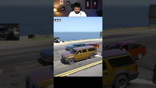 🔴GTA 5 🔥 Kya 100 Cars Train Rok Payengi ? 😱 #gta5 #gtav #gaming