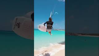 The ultimate Kitesurfing beach start!  #Shorts
