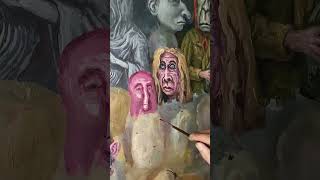 Друзья и сегодня продолжаем рисовать нос, потому что вы постоянно спрашиваете...#художник #artgaller