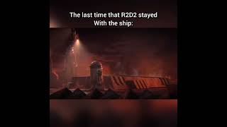 R2D2 is The GOAT... #starwars