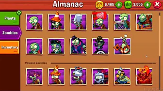 Plants vs Zombies 3: Evolved [Android] All Zombies Almanac