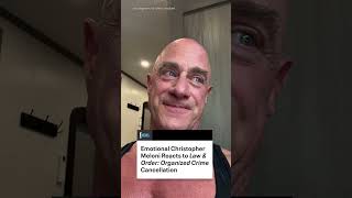 Chris Meloni teared up while addressing "Law & Order: Organized Crime"'s cancellation.