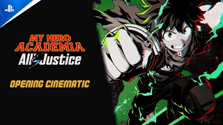 My Hero Academia: All’s Justice - Opening Cinematic Trailer | PS5 Games