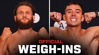 Fiziev vs Torres Weigh-Ins | UFC Baku