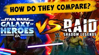 I Tested both so you don't have to (SWGOH vs RAID)
