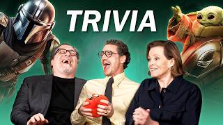 Pedro Pascal, Sigourney Weaver & Jon Favreau Play Trivia Ahead of 'The Mandalorian and Grogu'