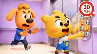 Ascensor Monstruo 👾 30MIN de Dibujos Animados 🔍Sheriff Labrador en Español