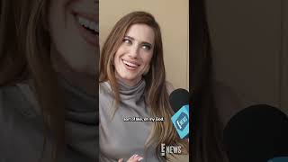 Allison Williams has some sweet parenting advice for Christopher Abbott and Aubrey Plaza. 🥹❤️