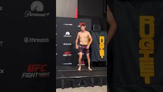 Mitchell steps on the scale! #ufcvegas118