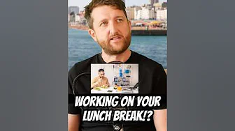 British work traditions - lunch break 🍌🥪