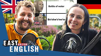The Easy English Podcast #50 - BRIT & GERMAN React to BRITISH MEMES | Easy English 186
