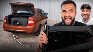 ЗАТОНИРОВАЛИ НОВУЮ ПРИОРУ в ХЛАМ и ПОСТАВИЛИ МУЗЫКУ с РАВШАНОМ !😱🔥| ПОТРАТИЛИ 500.000р !