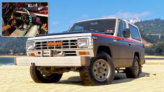 Forza Horizon 6 - Nissan Safari 1985 [Steering Wheel + Manual Shifter]