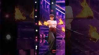 Fire Dancer Captivates The Judges! 🔥#dance #shorts