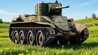 War Thunder [PC] 1 Level Tanks Gameplay #2 (USSR)