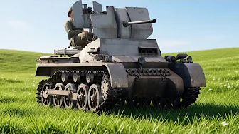 War Thunder [PC] 1 Level Tanks Gameplay #1 (Germany)