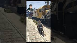🔴GTA 5🔥 Kya 100 Cars Train Rok Payengi? 😱 #gta5  #gtav   #gaming