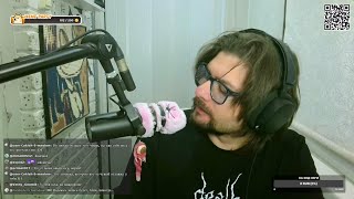 Штигли играет и общается ртом в прямом эфире