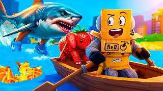 СПАСАЮ БРЕЙНРОТОВ НА ЛОДКЕ от ЗЛОГО ТРАЛАЛЕЛО ТРАЛАЛА в РОБЛОКС