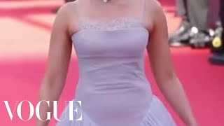 Alia Bhatt In Lavender on the Cannes Red Carpet