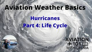 Basic Aviation Meteorology & Weather: Hurricanes Part 4 Life Cycle For Aircraft Dispatchers & Pilots
