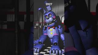 FNAF Rockstar Bonnie over the years