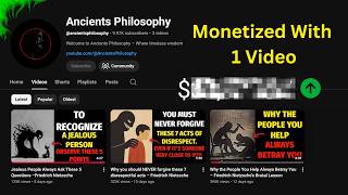 How I Make Viral Ancients Philosophy AI Videos In 1 Minute