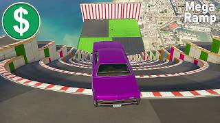 GTA 5 Gameplay No Copyright 4K (Mega Ramp)