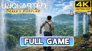 UNCHARTED 1 Drake's Fortune Gameplay Walkthrough FULL GAME (PS5 Pro) No Commentary 4K 60FPS