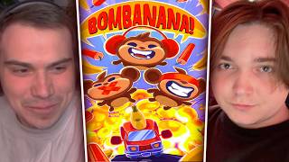 ГЛЕБ ОБЕЗВРЕЖИВАЕТ БОМБЫ в BOMBANANA! (Витя, Лиза) | Sasavot