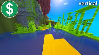 Minecraft Parkour Gameplay No Copyright (Vertical)