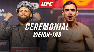 UFC Baku: Ceremonial Weigh-In