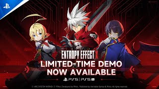BlazBlue Entropy Effect X - Demo Out Now Trailer | PS5 Games