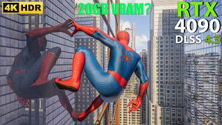RTX 4090 - Marvel's Spider-Man 2 (4K HDR 120FPS) Ray-Tracing ON DLSS 4.5 | It's Almost 20GB VRAM