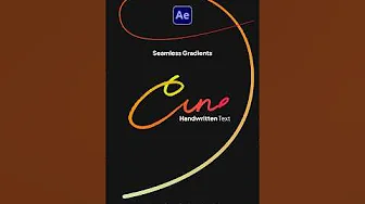 Make Motion Graphics & Text With Seamless Gradients in After Effects