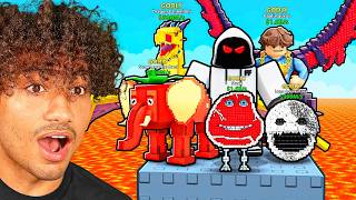 I Got INFINITE LUCK In Survive Lava For Brainrots..