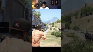 GTA 5 Truck vs Train #gta5 #gtav #gaming