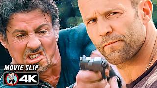 Sly & Statham Bring the Pain | THE EXPENDABLES Scene (4K)