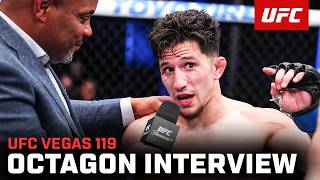 Mitch Raposo Octagon Interview | UFC Vegas 119