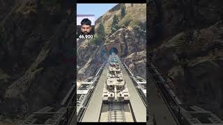 🔴GTA 5 🔥 Kya 100 Cars Train Rok Payengi? 😱 #gta5  #gtav   #gaming